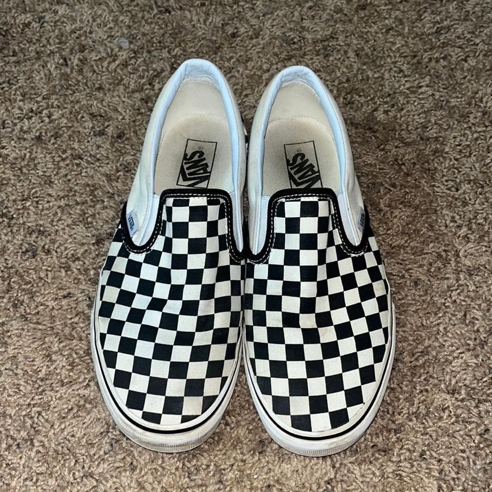 Checkered Vans. Size 9.5 Mens